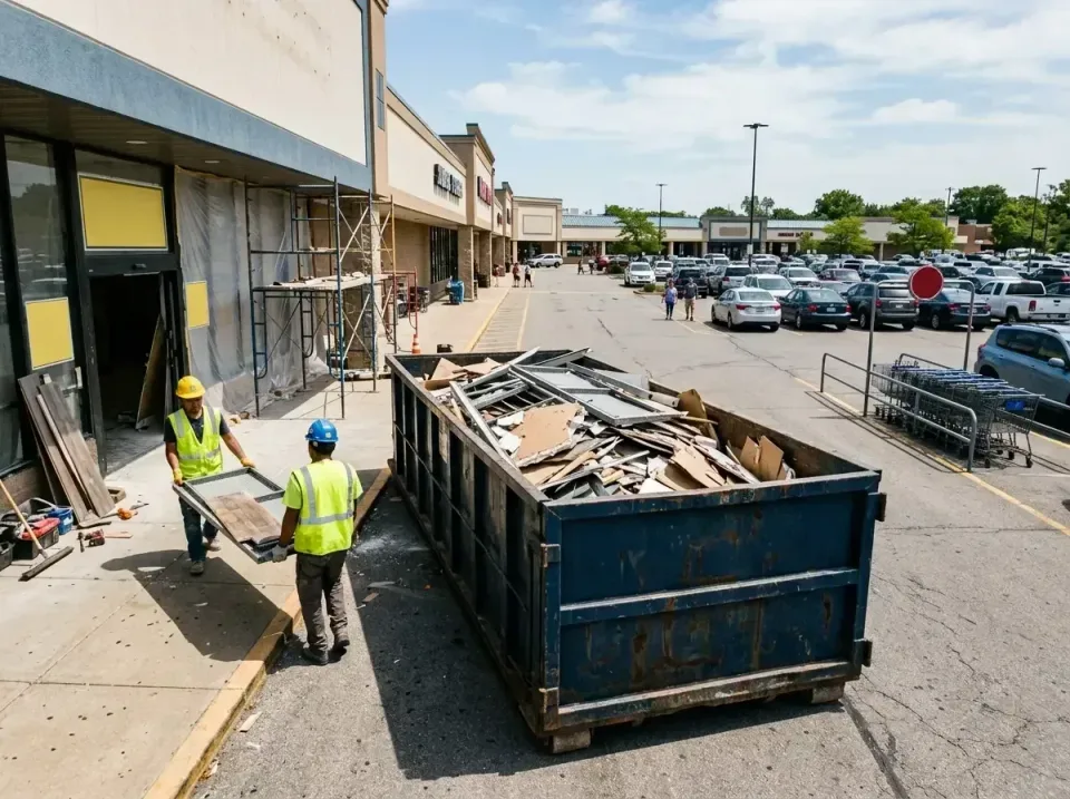 retail-store-renovation-debris-003 — frequently asked questions, Roll-off Dumpster Rentals in Clarksburg, MD